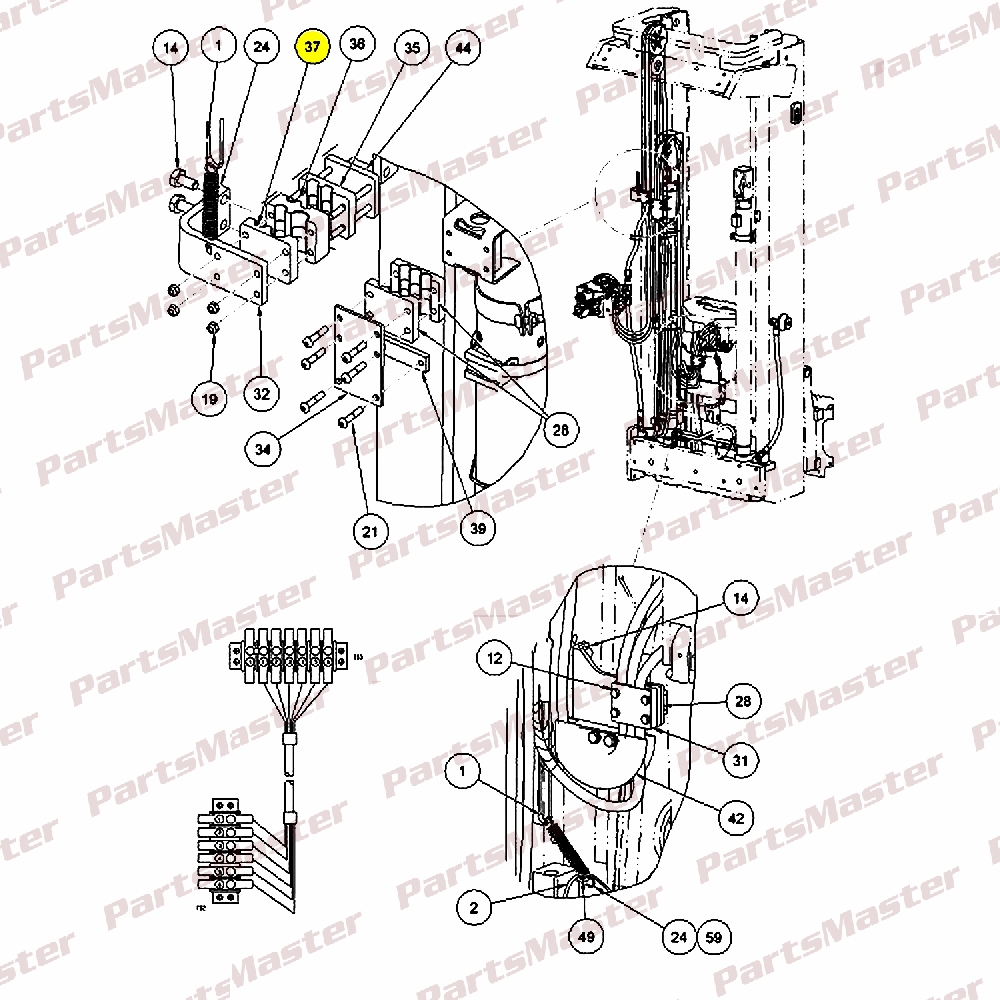 1019878_7-12d_37-1.jpg PLATE MOUNTING CLAMP (1019878) - Image 1