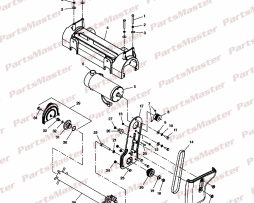 Cover, Belt, Bl- Gr (Single Roller) (1064396)