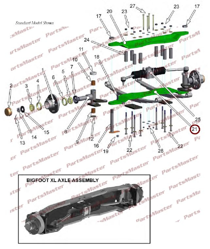 14-010-01-1.jpg FRONT AXLE PLATE, BOTTOM (14-010-01) - Image 1