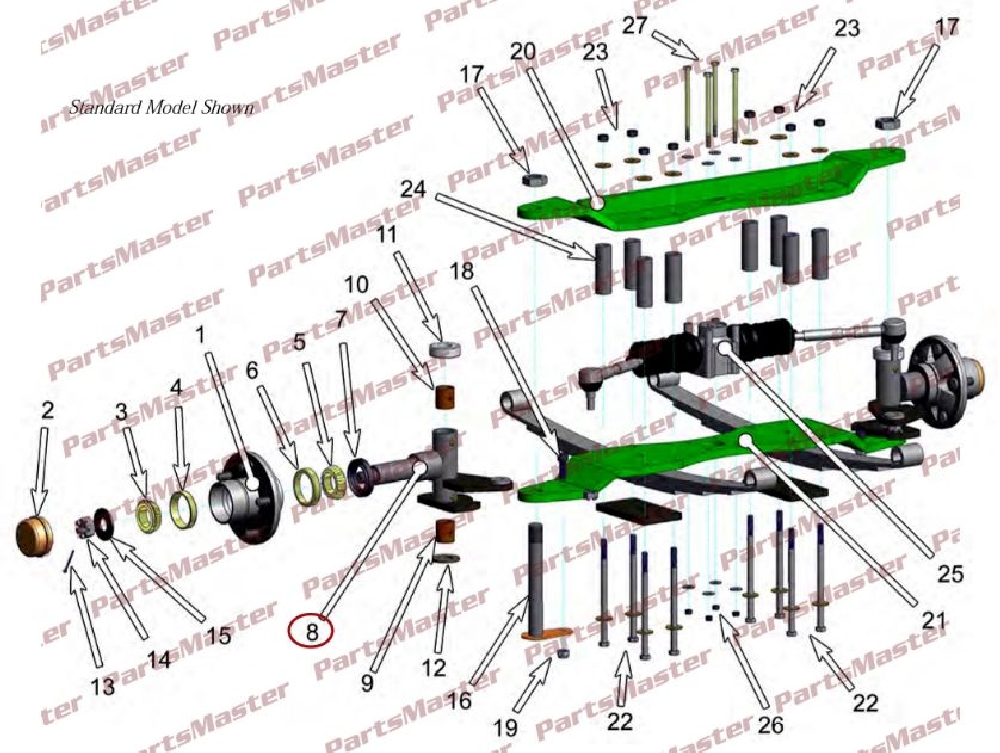 14-010-19-14-010-20-1.jpg STEERING KNUCKLE, LH (14-010-20) - Image 1
