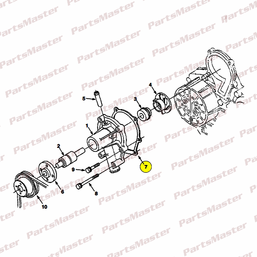 1EB5_7_70920-1.jpg Gasket, Water Pump(70920) - Image 1