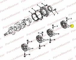 Assembly Case, Main Bearing(70921)