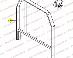 BACKREST LOAD WELDMENT 72  (117411)