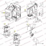 MOUNT - BLK 1 X 1 100 PCS (611-044)