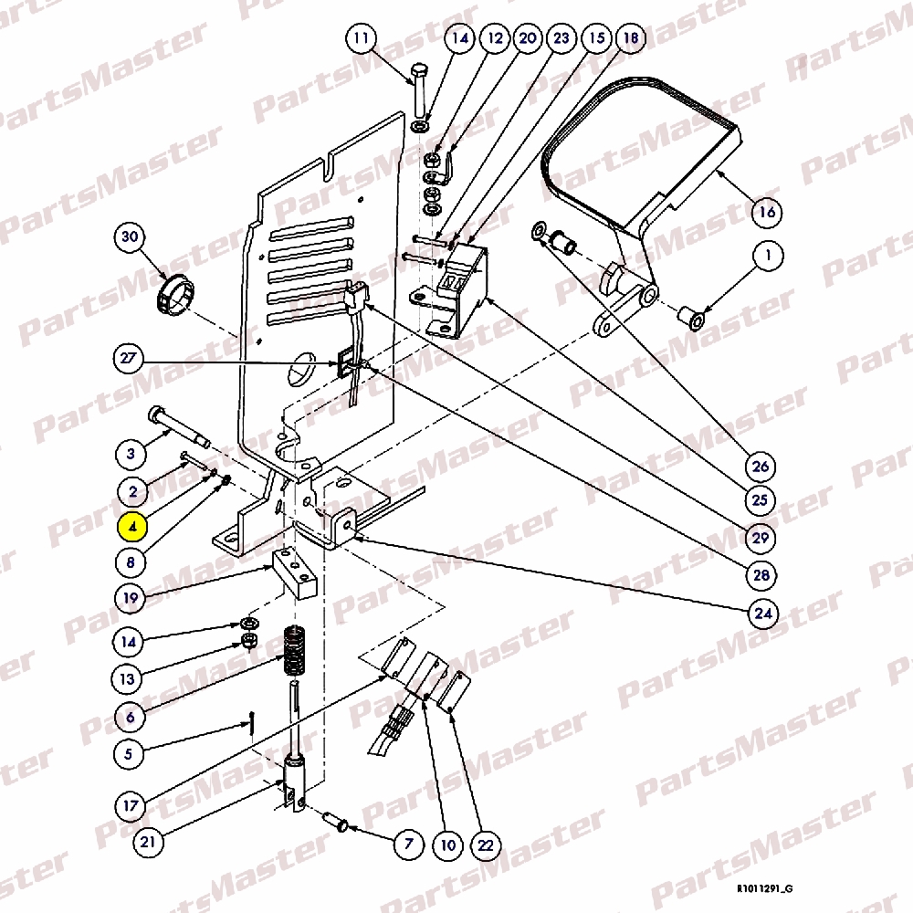 774-105_4-18_4-1.jpg WASHER - LOCK EXT TEETH (774-105) - Image 1