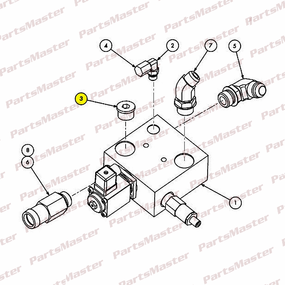 792-216-007_6-5_3-1.jpg PLUG - HYDRAULIC W/O-RING (792-216/007) - Image 1
