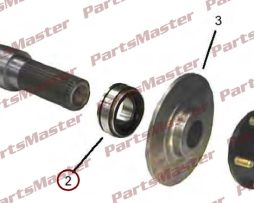 Rear Axle Bearing (80-505-20) Taylor-dunn part