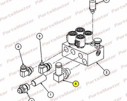 FITTING - HOSE ELBOW (802-023/009)