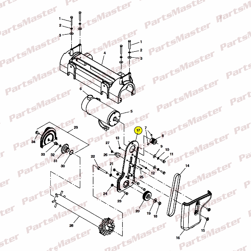 9008296_355156_17-1.jpg Bracket, Motor Mount W/ Bearing/Seal Kit(9008296) - Image 1
