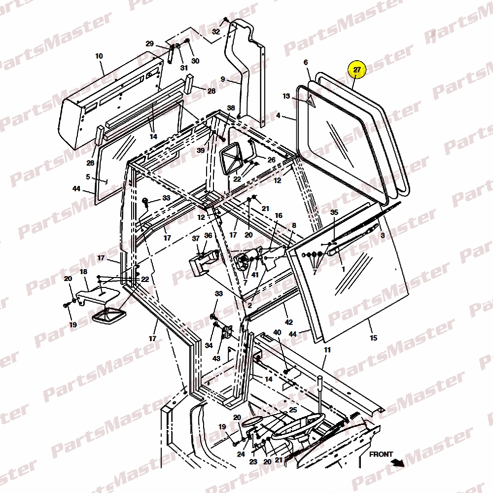 9009218_O6_27-1.jpg Seal, Afmkt, Rbr, Wndw, 10ft(9009218) - Image 1
