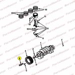 Bolt, Sprocket, Cshft(9010518) - Image 2