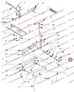Clevis (left hand) for Brake Rod- (96-765-00) - Image 2