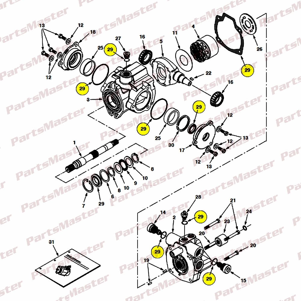 B3_29_373398-1.jpg Seal Kit, Pump, Hyd(373398) - Image 1