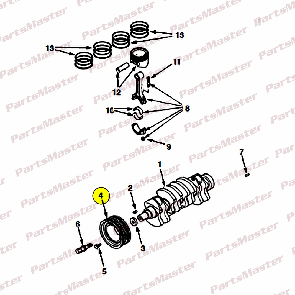 M6_4_9010516-1.jpg Pulley Assy, Damper, Torsional(9010516) - Image 1