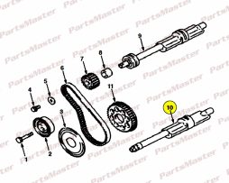Shaft, Left, Balancer(9010579)