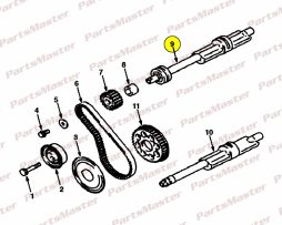 Shaft, Right, Balancer(9010578)
