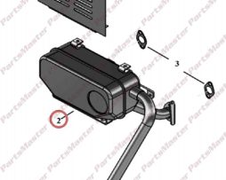 MUFFLER – BRIGGS & STRATTON ENGINE 2157300002