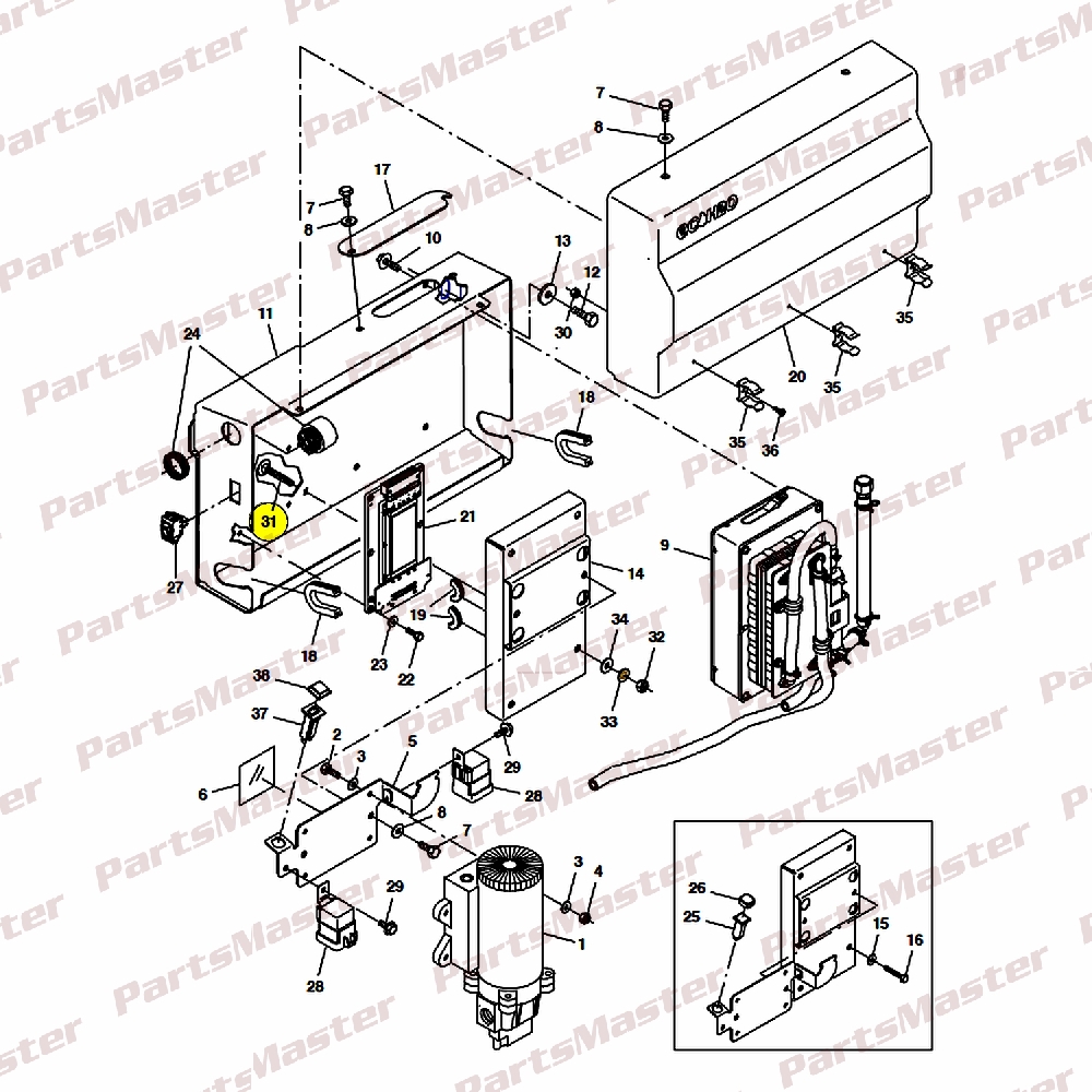 O18_31_1062804-1.jpg Bolt, Carriage, M06 X 1.00 X 40, 4.6 (1062804) - Image 1