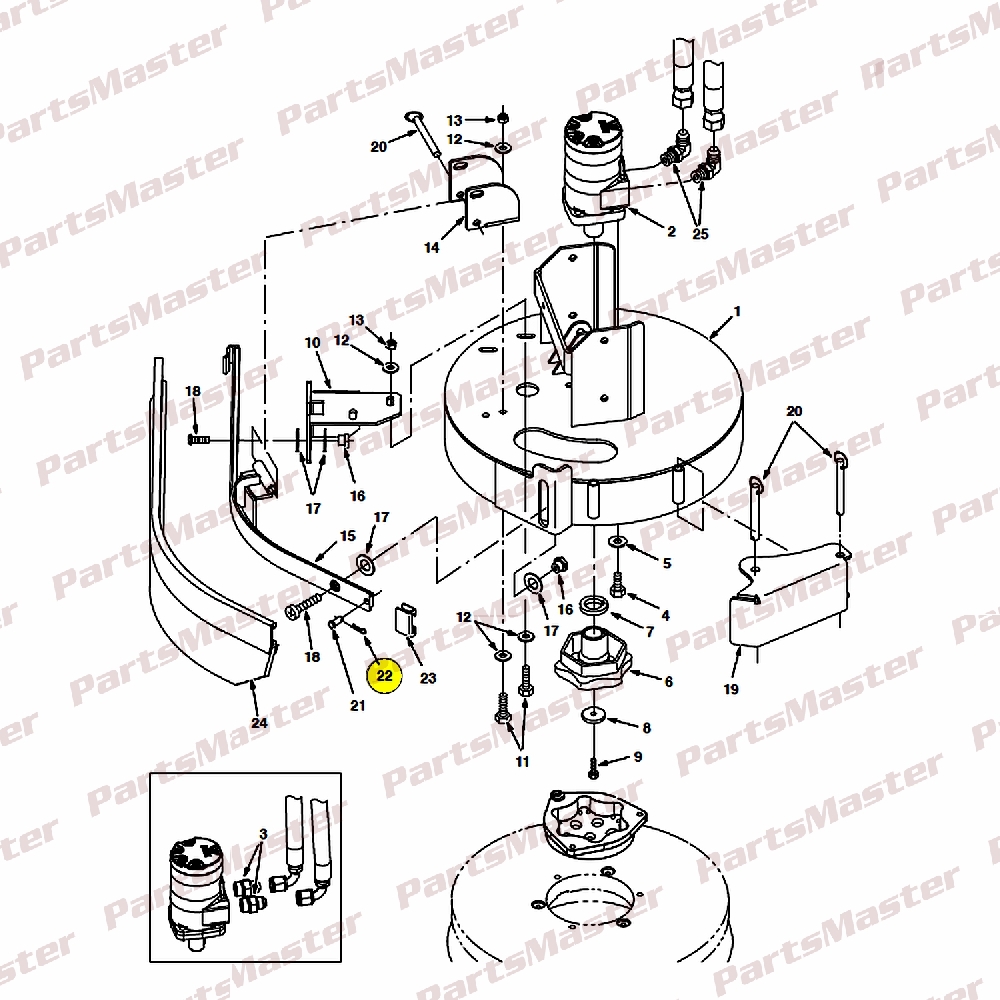 O3_22_74237-1.jpg Key, Shaft, Pump, Hyd(74237) - Image 1