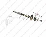 Reat Axle Wheel Stud (96-329-10)