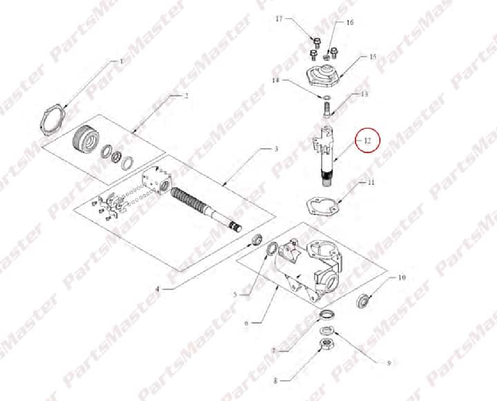 Steering-Gear-Pitman-shaft-18-308-76-1.jpg Steering Gear Pitman Shaft (18-308-76) - Image 1