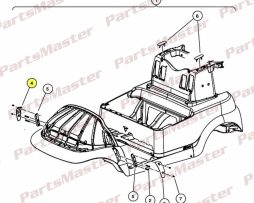 Cover, Rh Non-canopy, Blk (102400302)