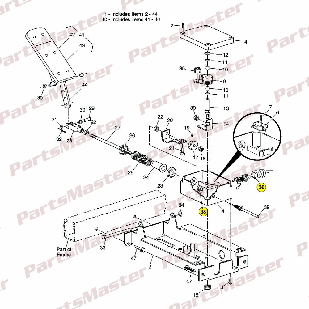 1200G_A1-38 WIRE HARNESS (PEDAL BOX) (72201-G01) - Image 1
