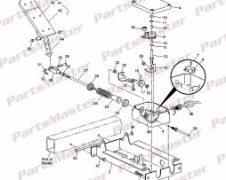 ACCELERATOR PEDAL ASSEMBLY (INCLUDES ITEMS 41 - 44) (25799-G01)